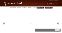 Desktop Screenshot of gastroactitud.com